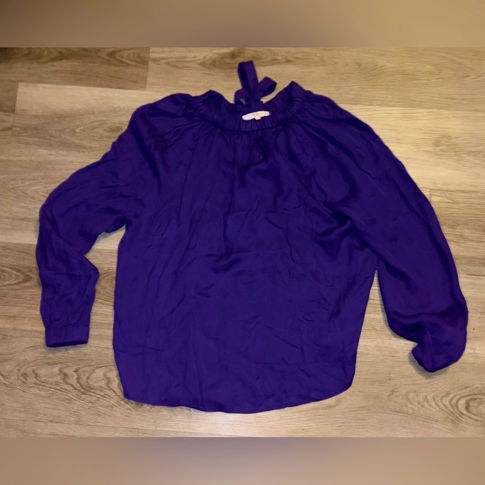 Tibi Rich Purple Blouse